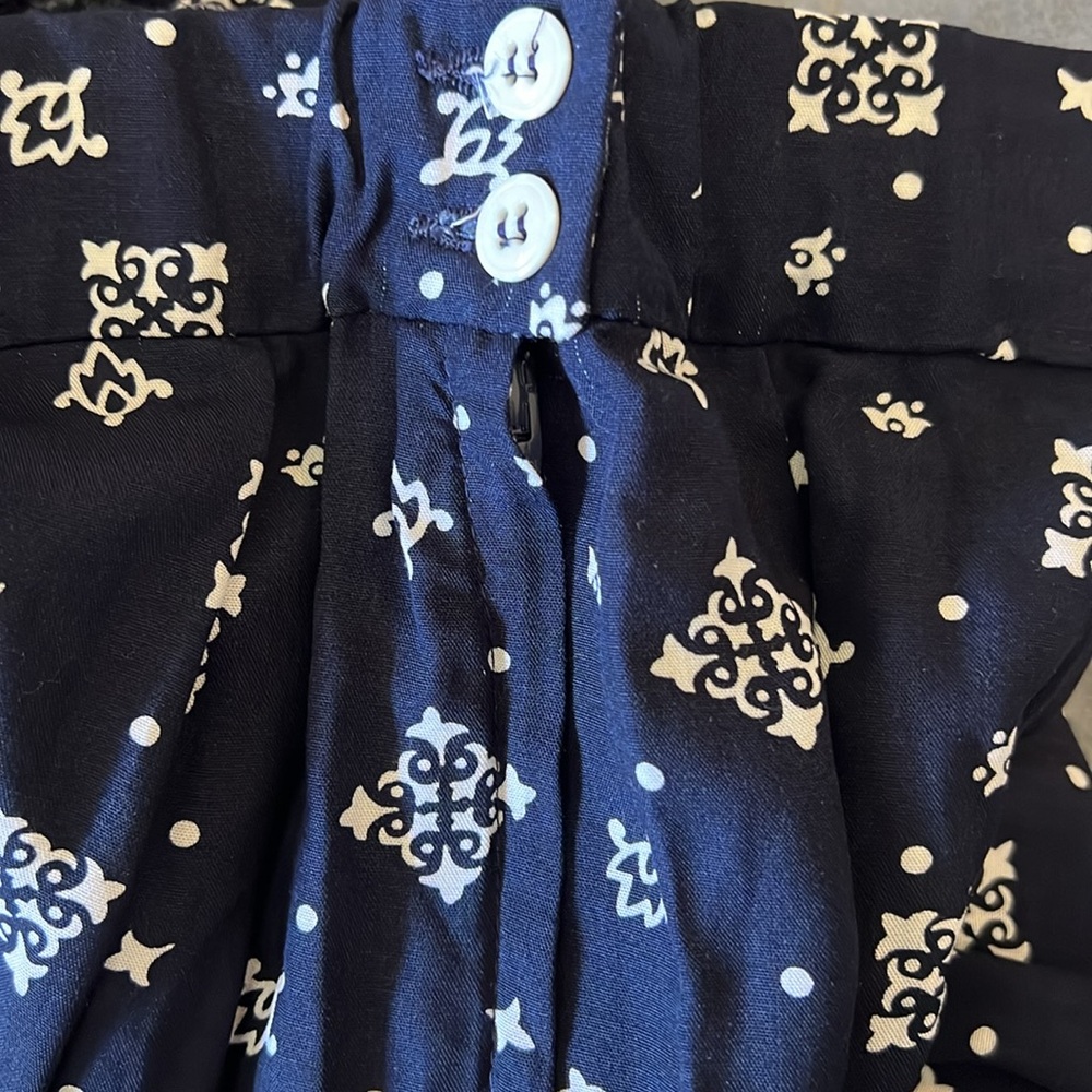 Vintage Pendleton Elegant Black and White Patterned Skirt 12 - Picture 4 of 4